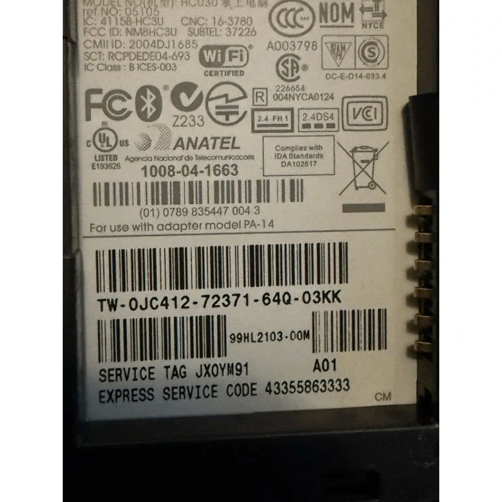 Bundle: Dell Axim X51V, 2 Sd Cards Battery, Stylus (untested) No Power Cord